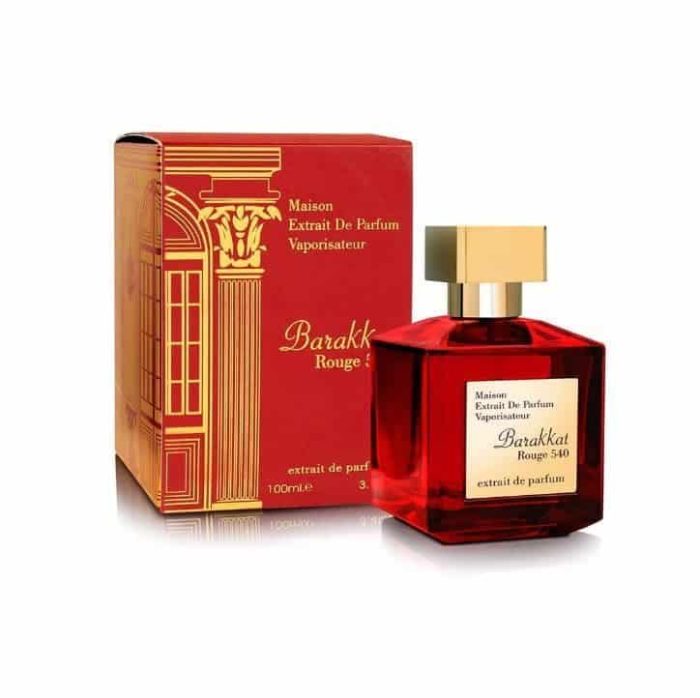 Barakkat Rouge 540 | Extrait De Parfum 100ml | by Fragrance World *Inspired By Baccarat Rouge 540 Extrait* - Image 3