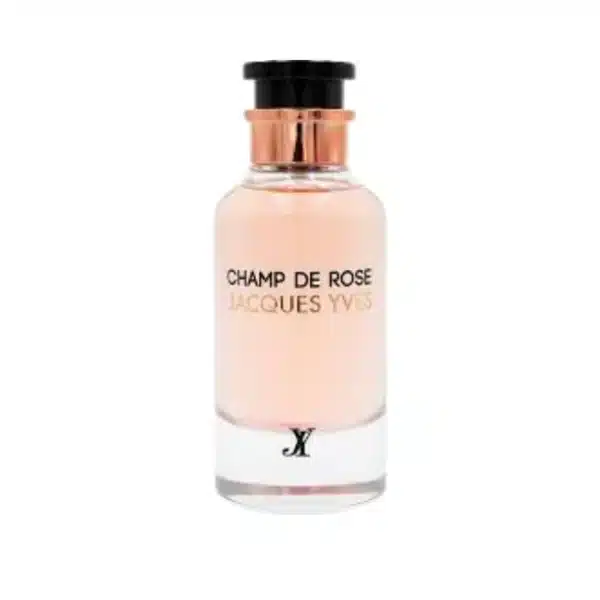 Champ De Rose Jacques Yves EDP by Fragrance World. Perfect for this long-lasting floral and fruity scent is a must-have in your collection.