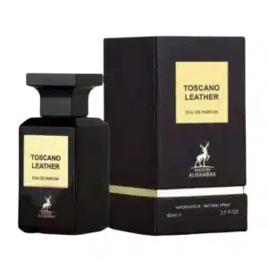 Toscano Leather EDP by Maison Alhambra premium ingredients, this long-lasting fragrance is perfect for any occasion. make a lasting impression.