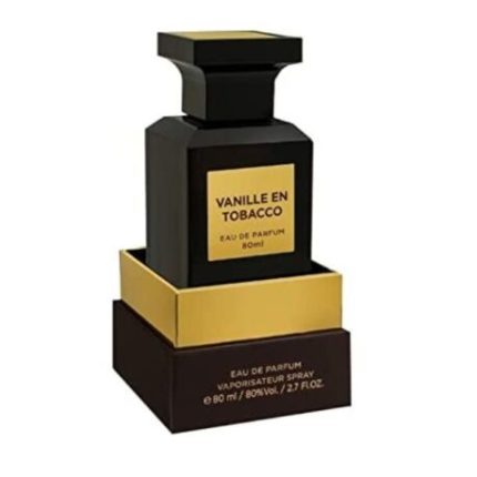 Vanille En Tobacco 80ml EDP by Fragrance World - the long-lasting and intense unisex fragrance that's perfect for any occasion.