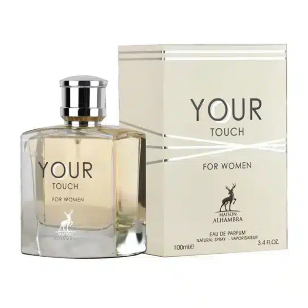 Your Touch for Women by Maison Alhambra. This long-lasting Eau de Parfum is the perfect gift for any occasion. Shop now and indulge in