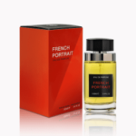 French Portrait EDP. Experience a floral symphony with rose and patchouli, a sensual spice infusion, and timeless warmth with amber and