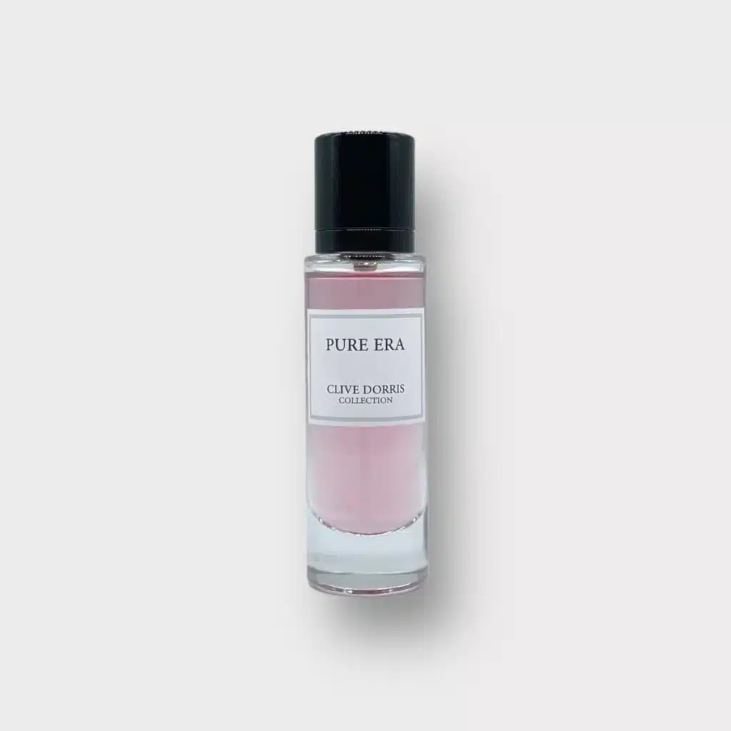 Experience a burst of citrus radiance, whispers of fruity elegance, and the sensual harmony of amber and musk with Pure Era Eau De Parfum.