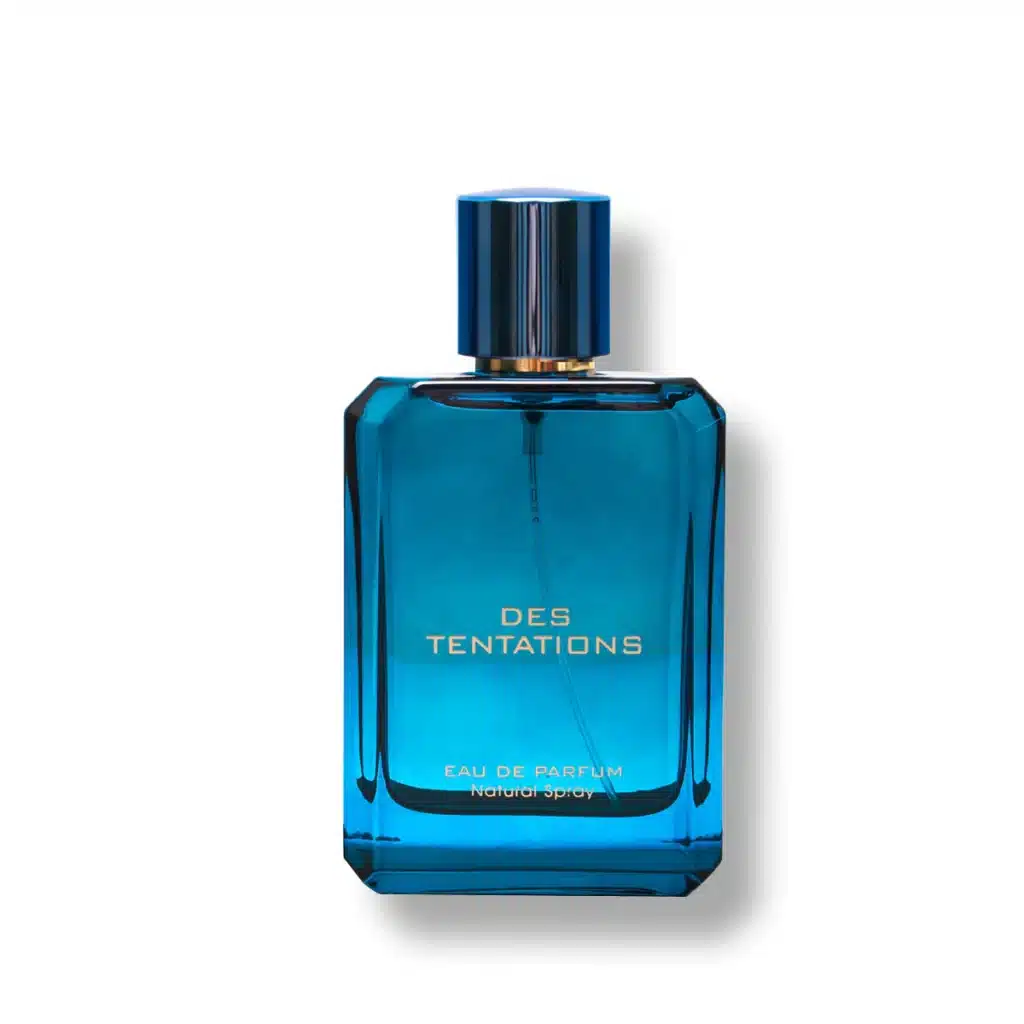Indulge in Des Tentations 100ml Eau de Parfum – a captivating fragrance featuring fresh mint, zesty lemon, and crisp apple. Immerse yourself in