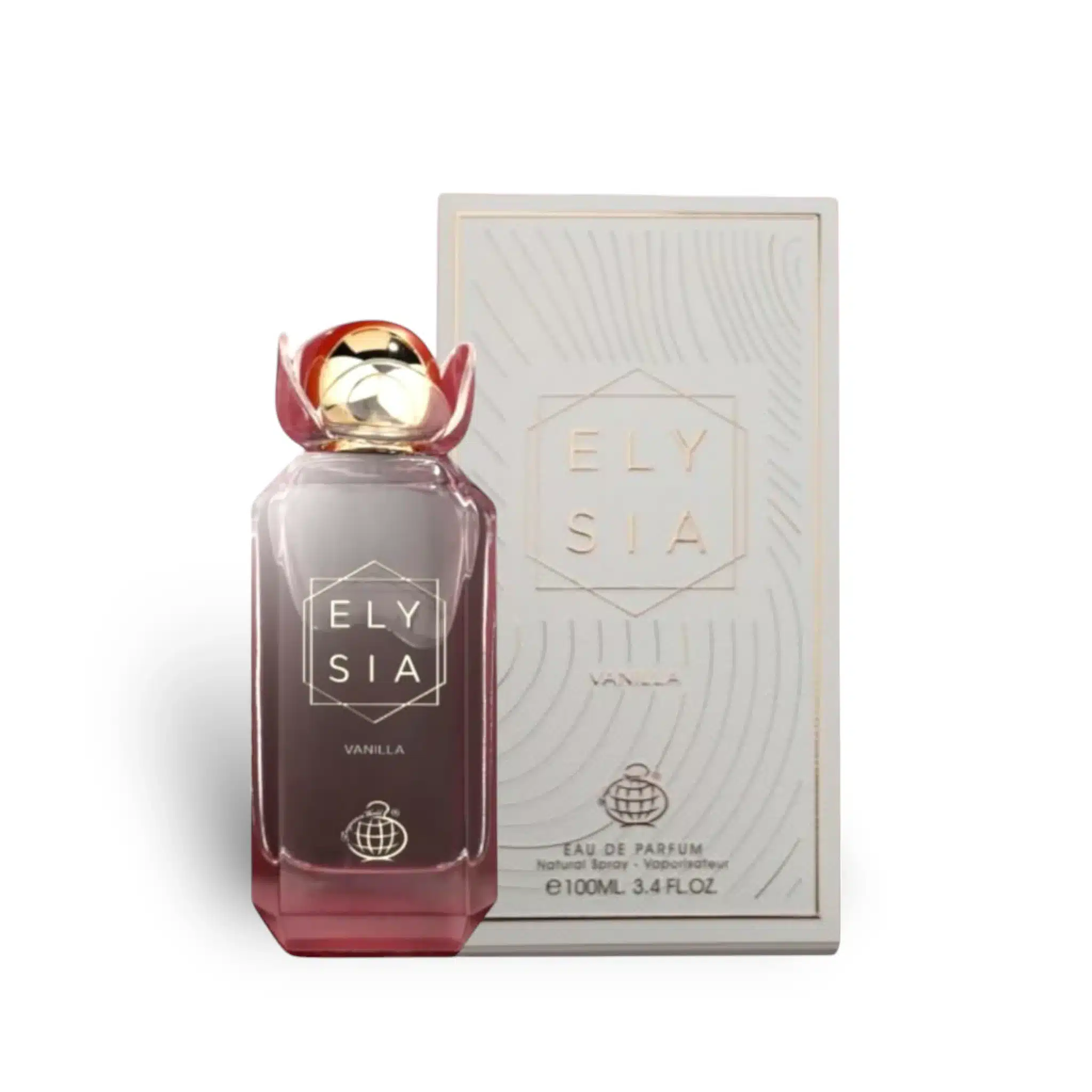 Elysia-Vanilla-Perfume-Eau-de-Parfum-100ml-by-Fragrance-World- Elysia Vanilla 100ml EDP by Fragrance World - Image 1